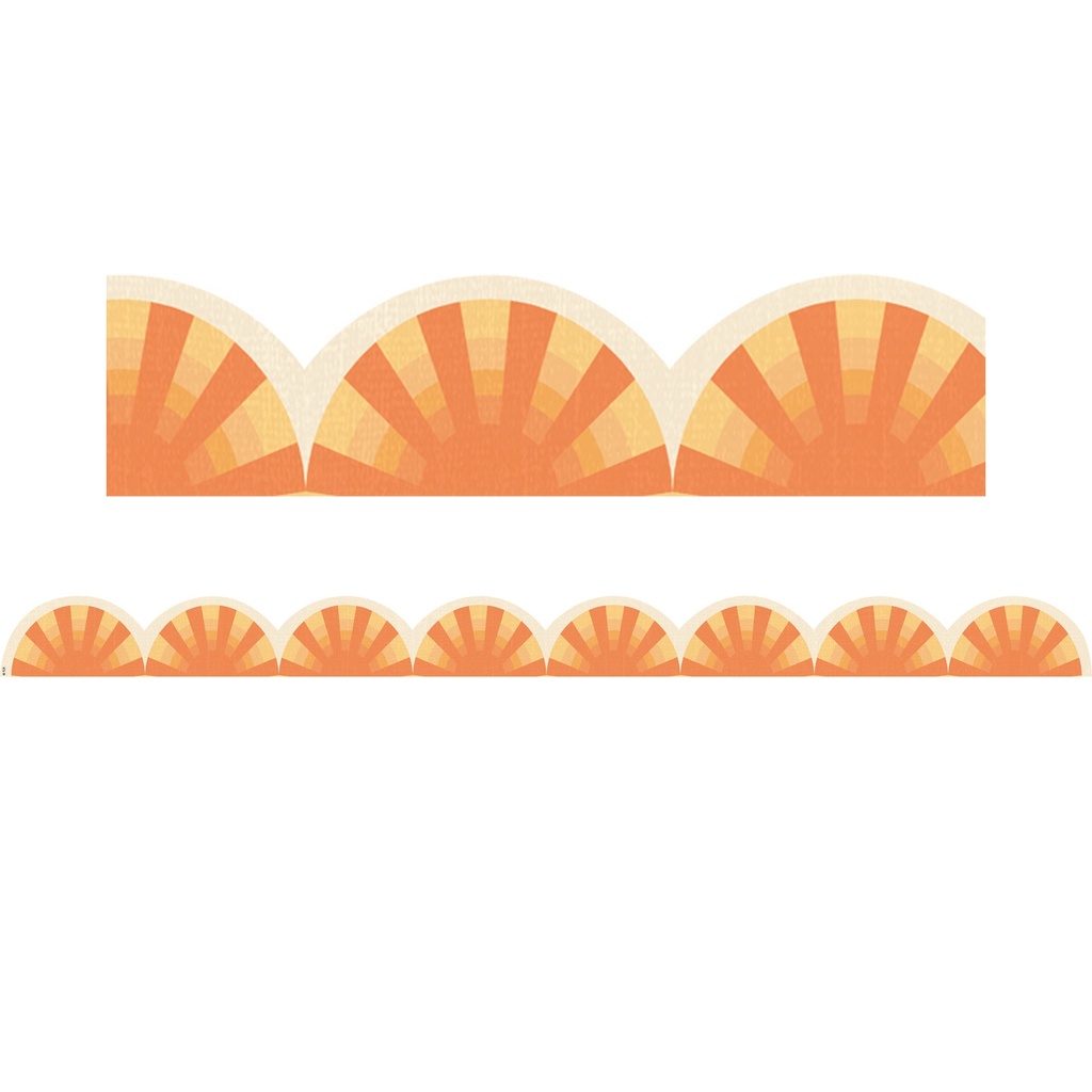 Moving Mountains Road Trip Sunshine Die-Cut Border Trim