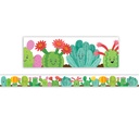 Happy Cactus Crew Die-Cut Border Trim