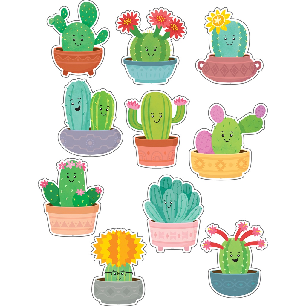 Happy Cactus Crew Accents