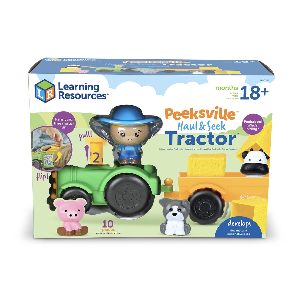 Peekaboo Tractor Playset