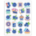 Blueberry Smelly Stickers, Pack of 120