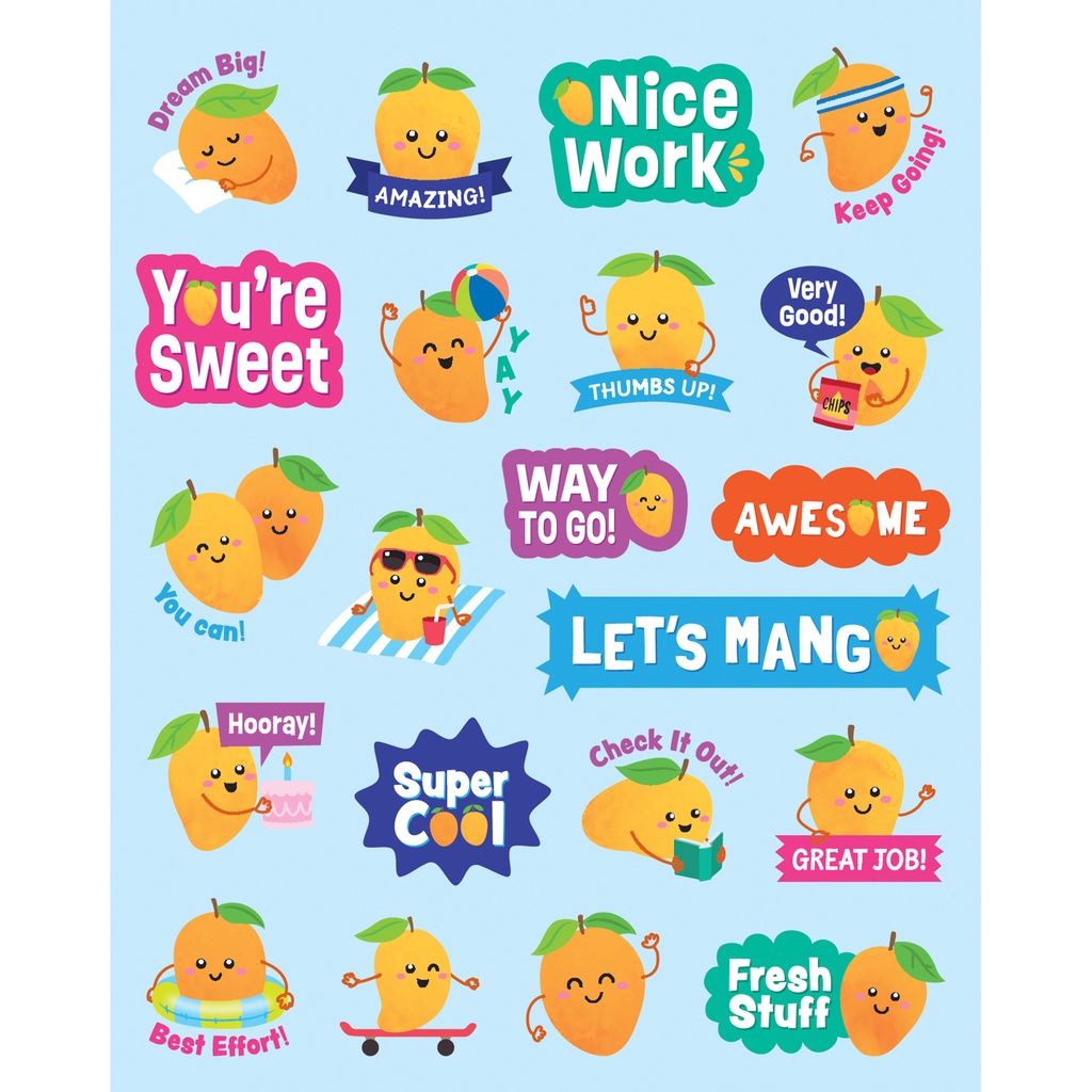 Mango Smelly Stickers, Pack of 126