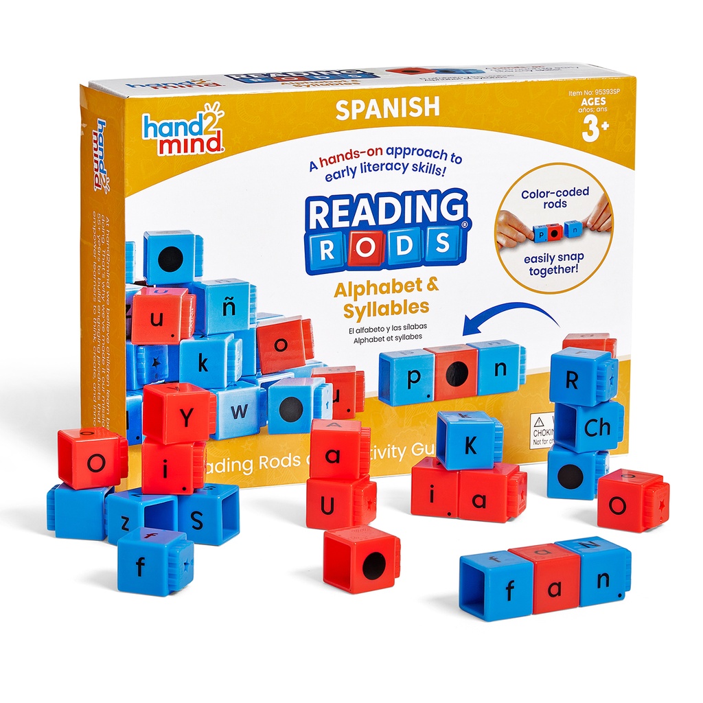 Spanish Reading Rods Alphabet & Syllables