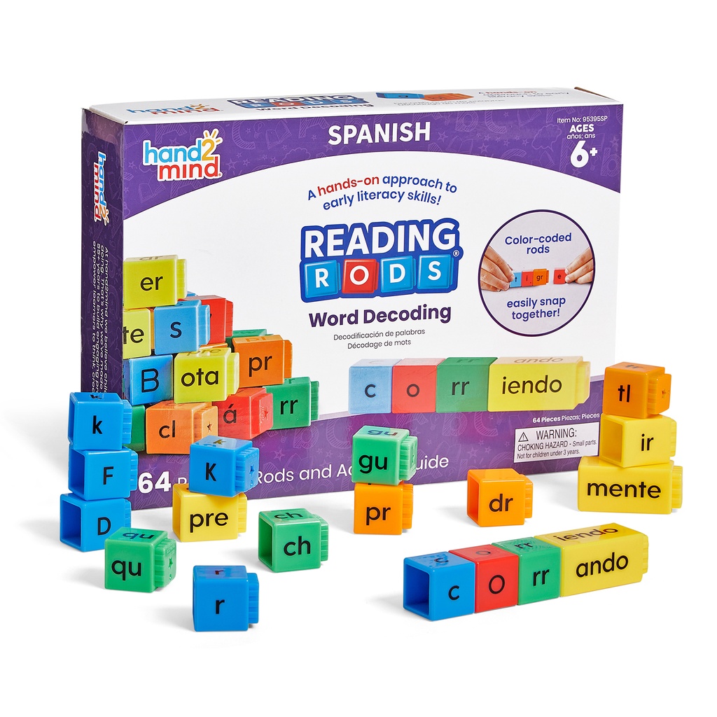 Spanish Reading Rods Word Decoding