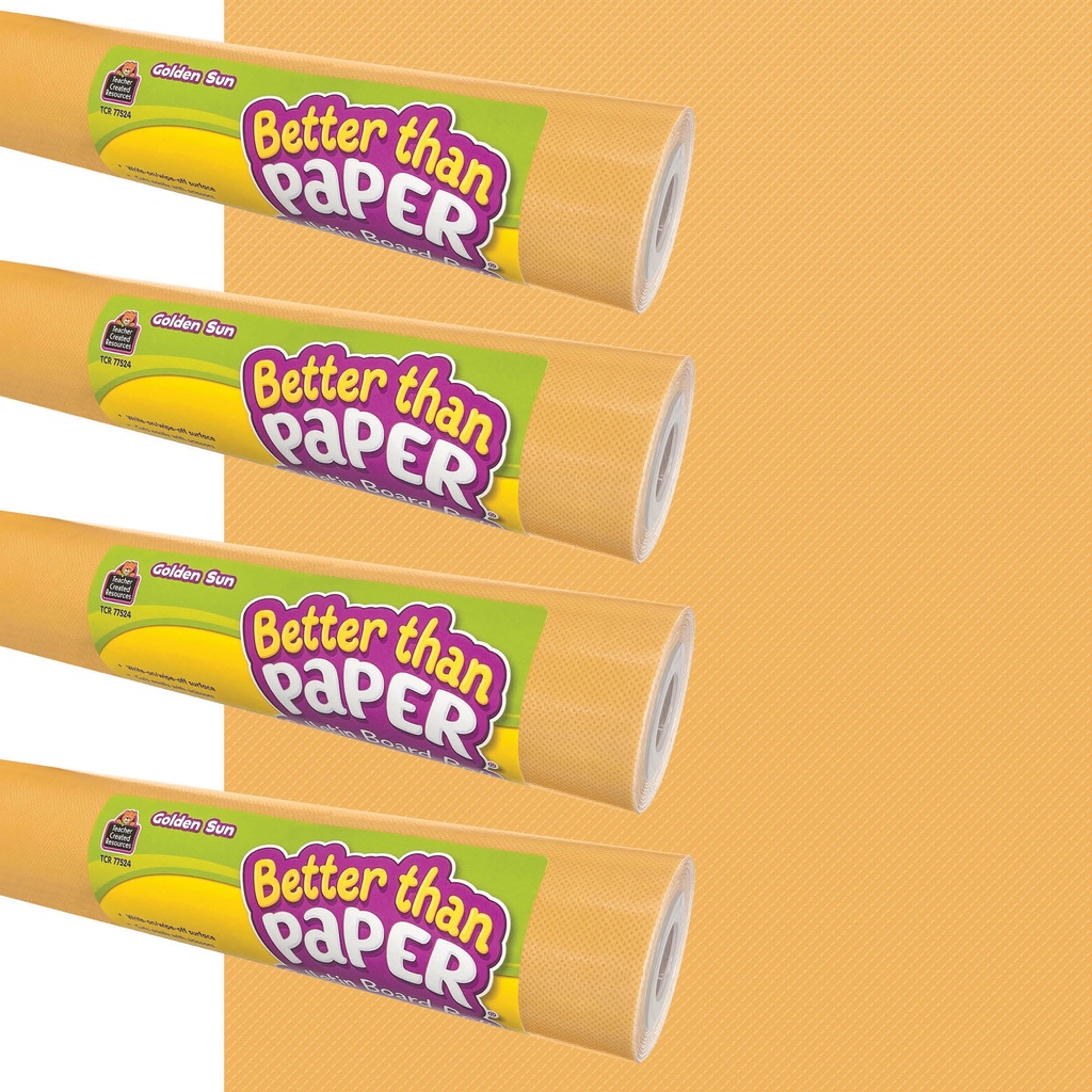 Golden Sun Better Than Paper Bulletin Board Roll 4-Pack