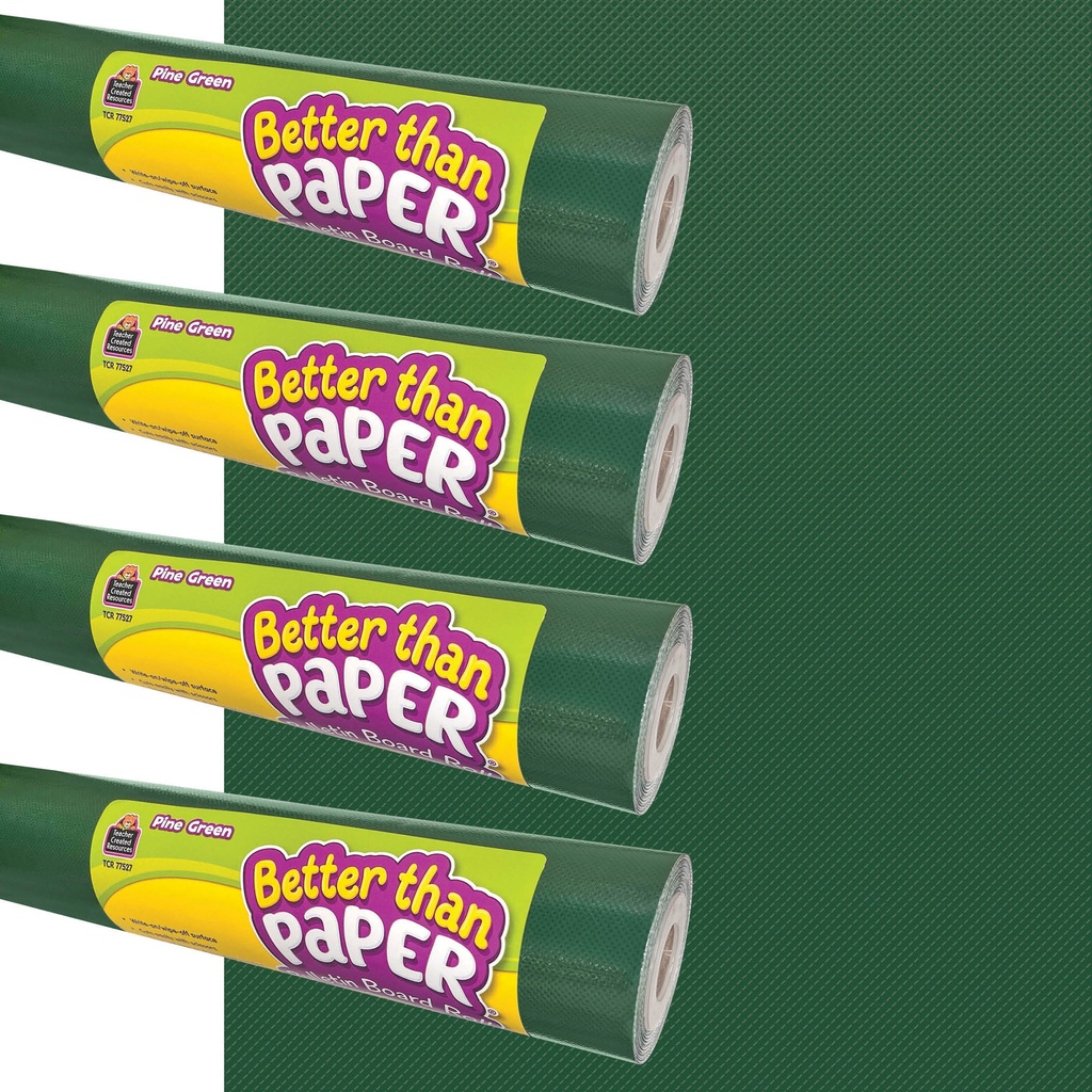 Pine Green Better Than Paper Bulletin Board Roll 4-Pack