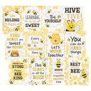 Buzzing Bees Positive Sayings Small Poster Pack