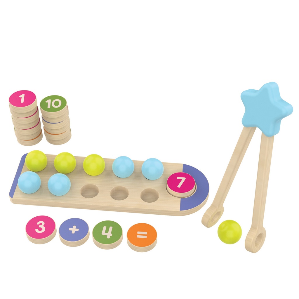 Count & Match Numbers 1-10 Wooden Set