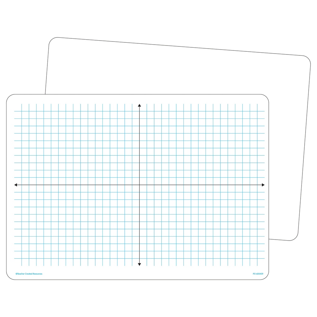 Double-Sided Coordinate Plane Dry Erase Boards