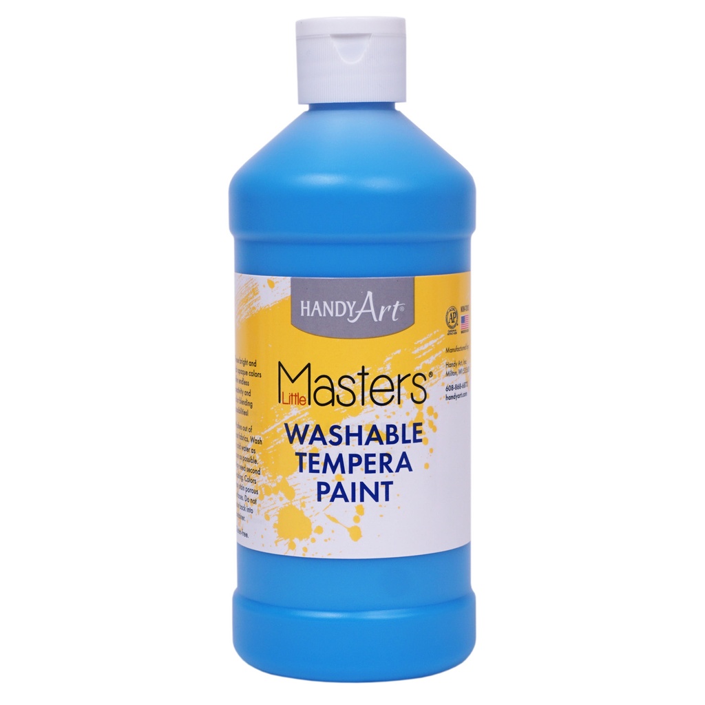 Little Masters® Washable Tempera Paint, Light Blue, 16 oz.