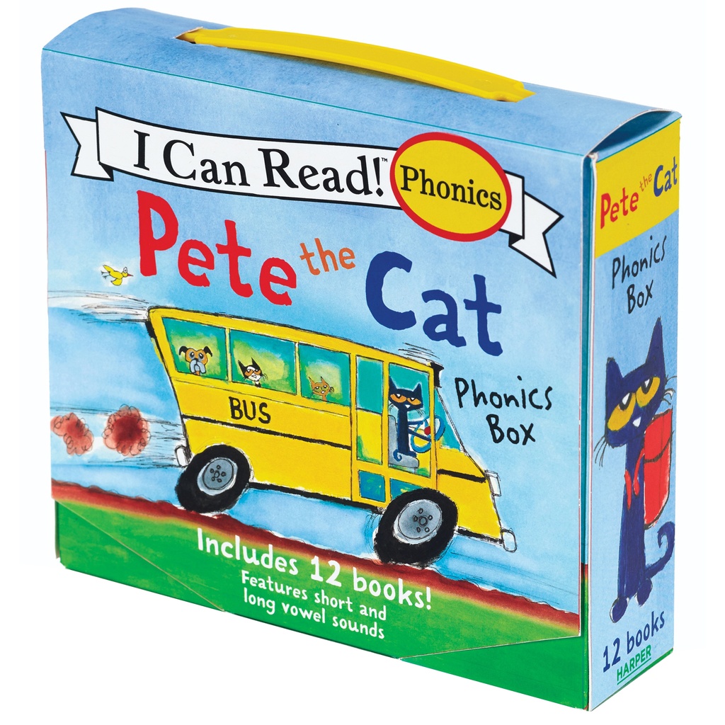 I Can Read!™ Pete the Cat Phonics Box, Set of 12 Books