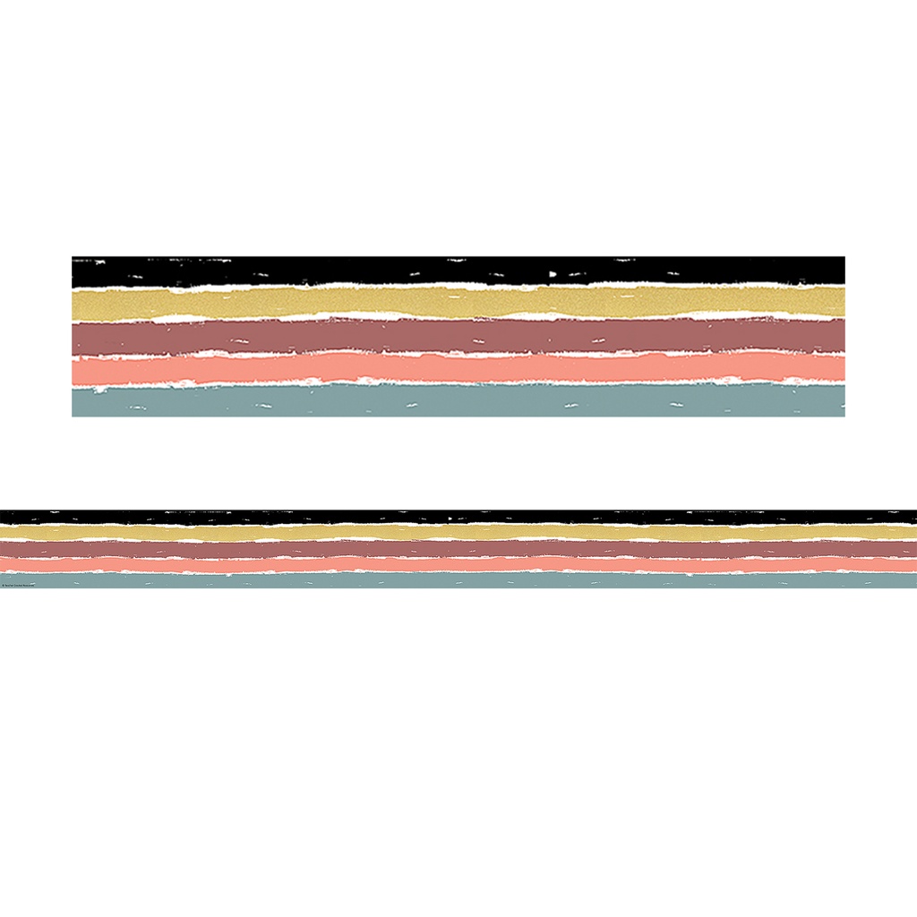 Wonderfully Wild Stripes Straight Border Trim, 35 Feet