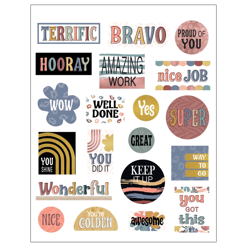 Wonderfully Wild Stickers, Pack of 120