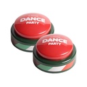 Dance Party Button, Holiday, Pack of 2