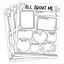 Star Student Read All About Me Posters, Set of 20