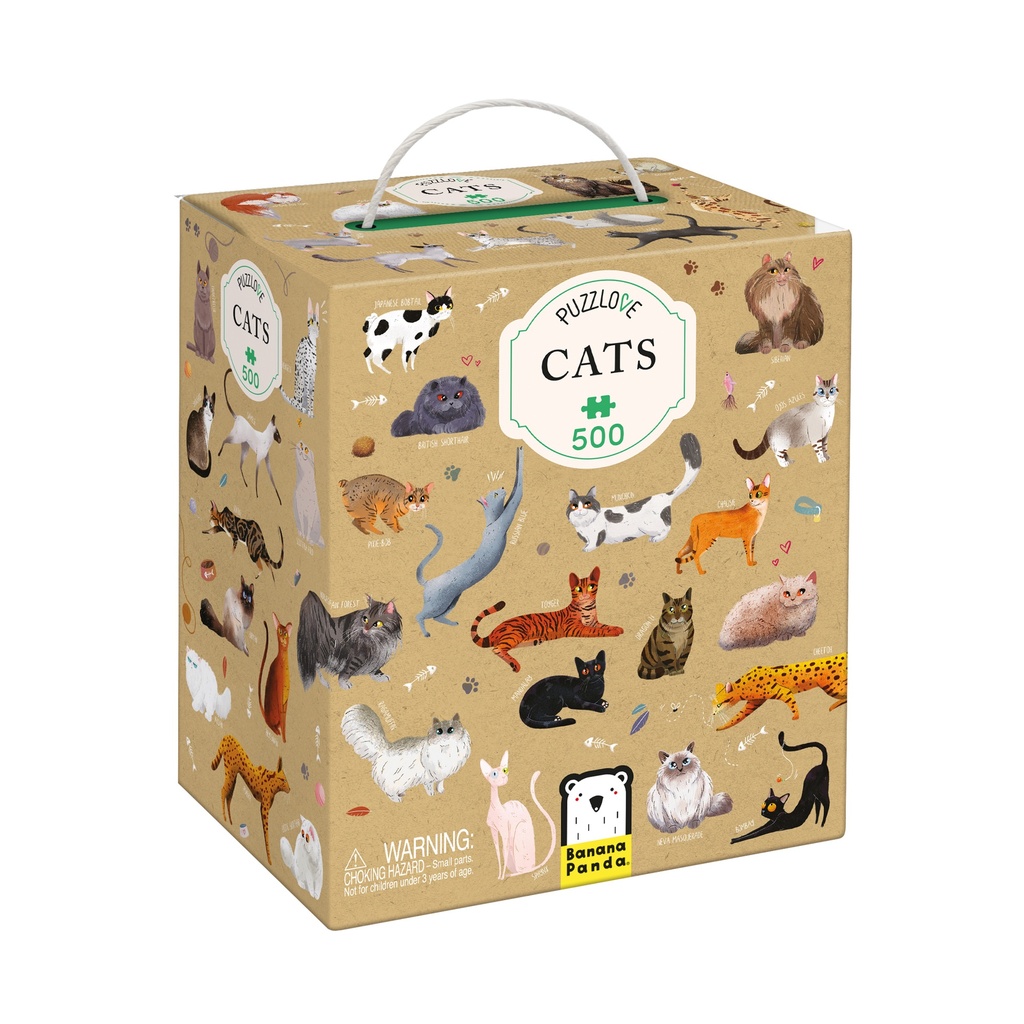 Puzzlove, Cats, Ages 9+