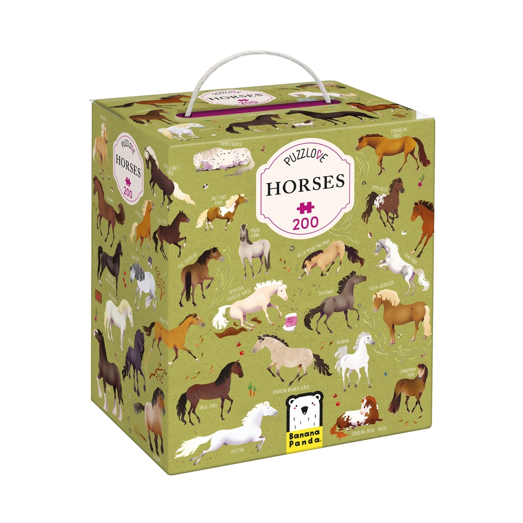 Puzzlove, Horses, Ages 7+