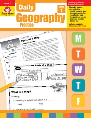 Daily Geography Practice Grade 1