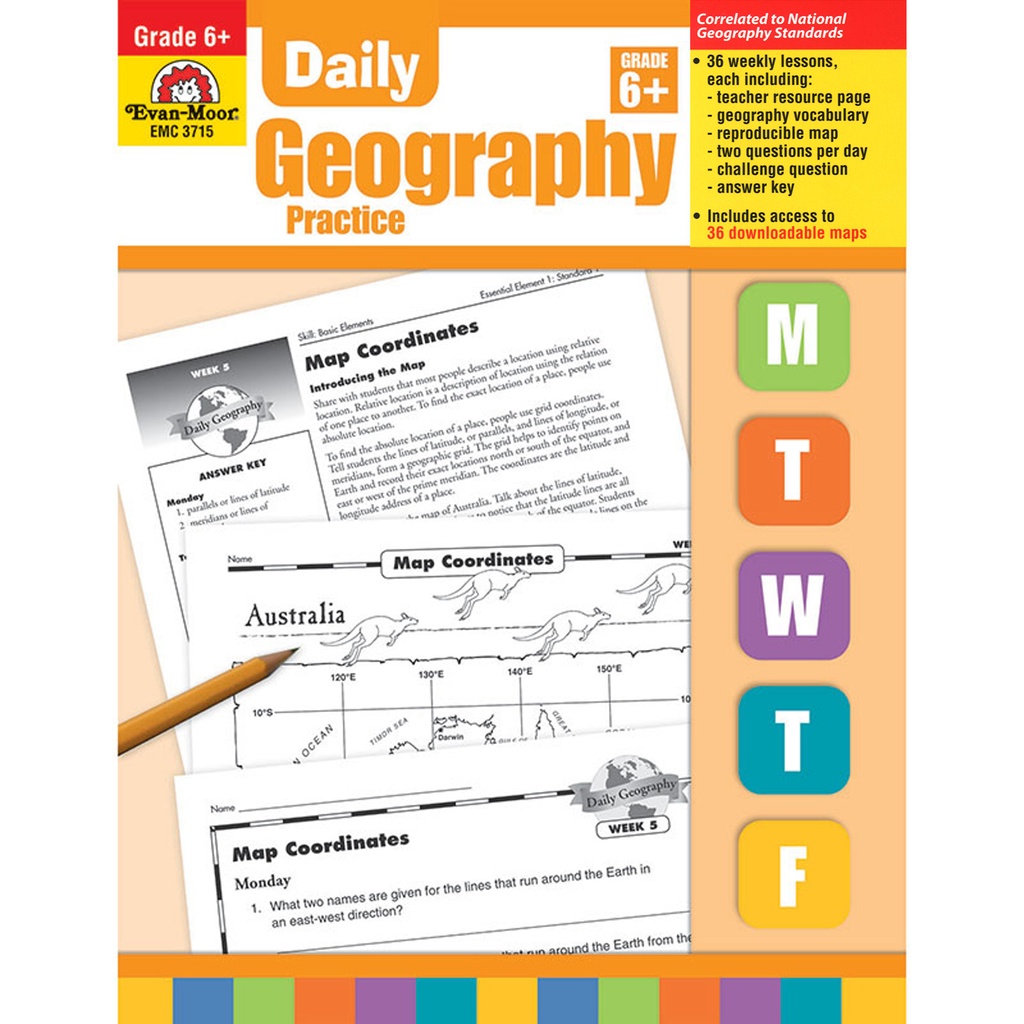 Daily Geography Practice Grade 6