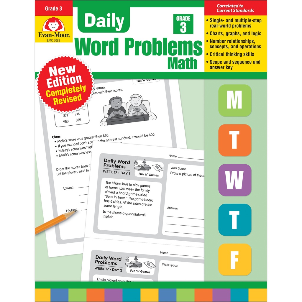 Daily Word Problems Grade 3