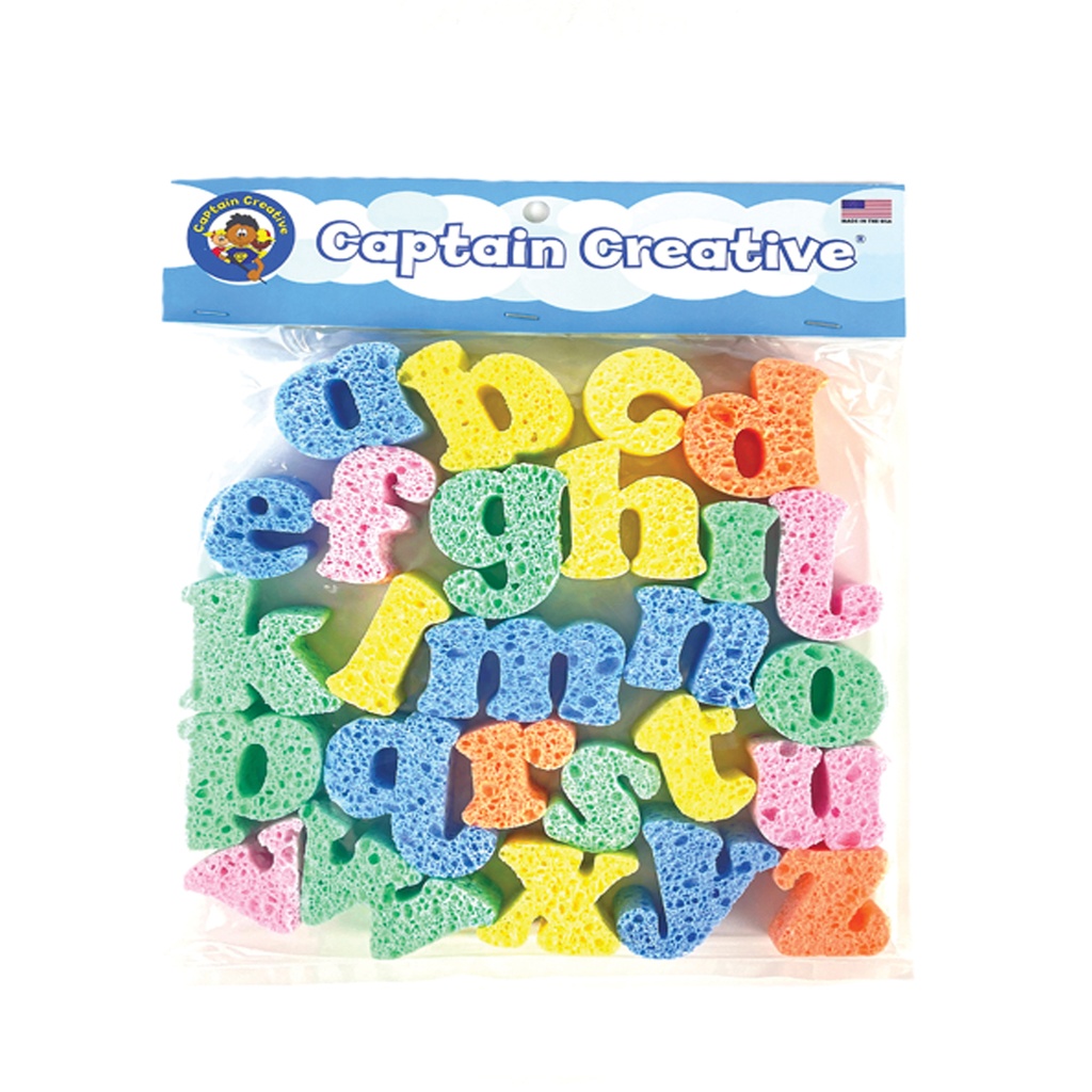 Super Sponges 2" Lower Case Alphabet