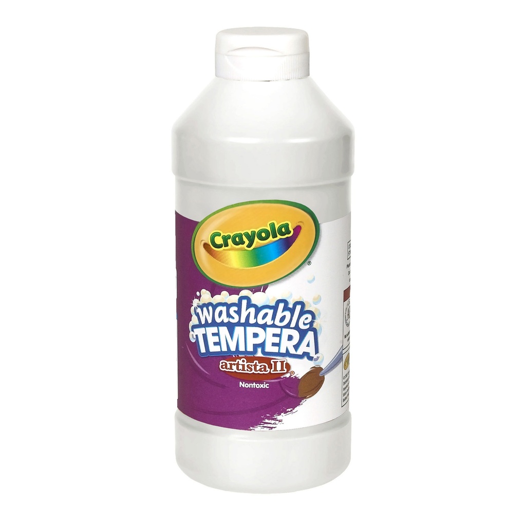 White 16 oz. Artista II® Washable Liquid Tempera Paint