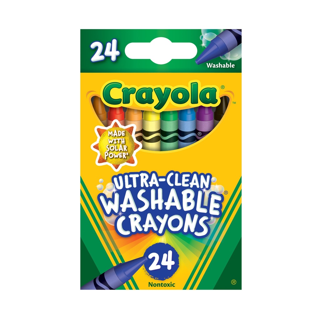 Ultra-Clean Washable Crayons 24 Count