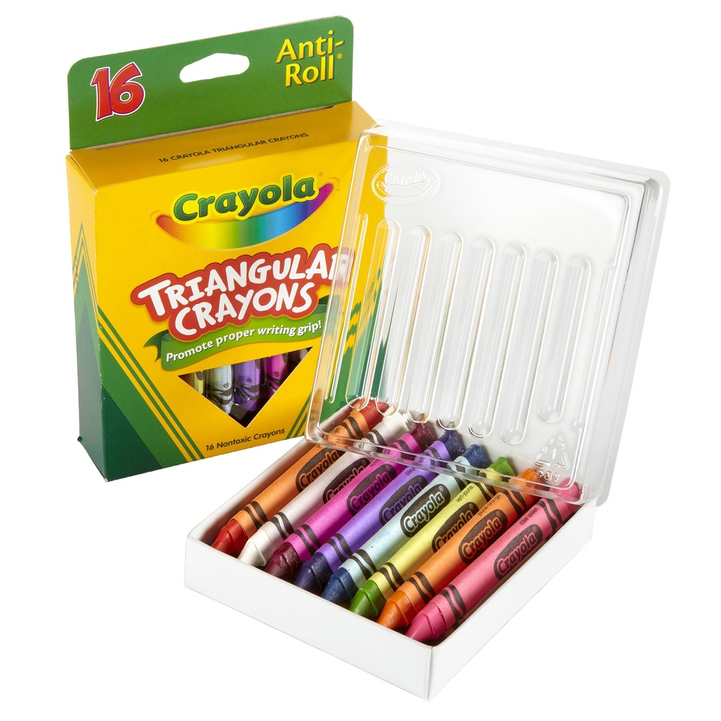 Triangular Crayons 16 Count