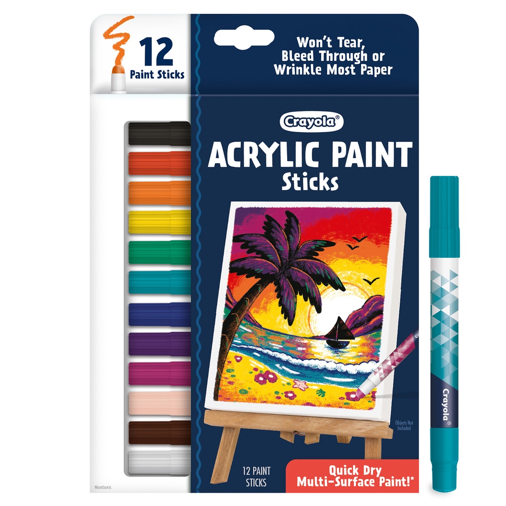 Acrylic Paint Doodle Sticks Pack of 12