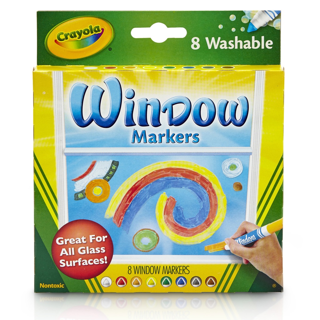 Washable Window Markers 8 Count