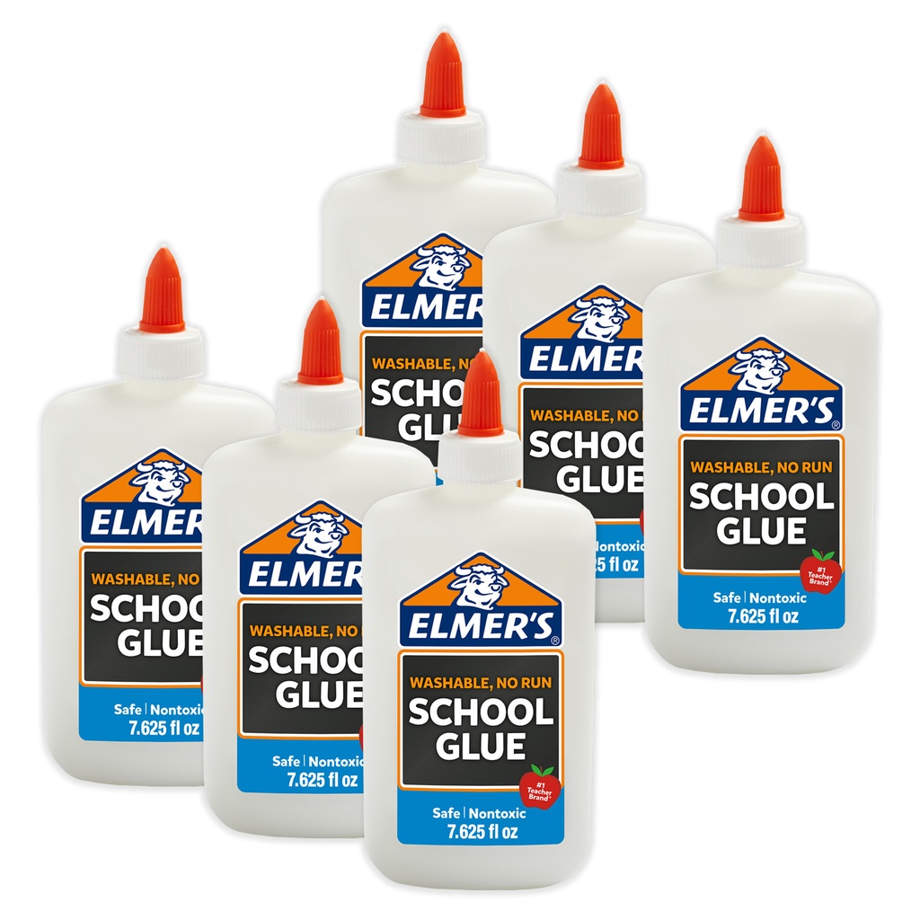 8 oz. Washable School Glue Pack of 6