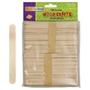 Natural Jumbo Craft Sticks 100 Pieces