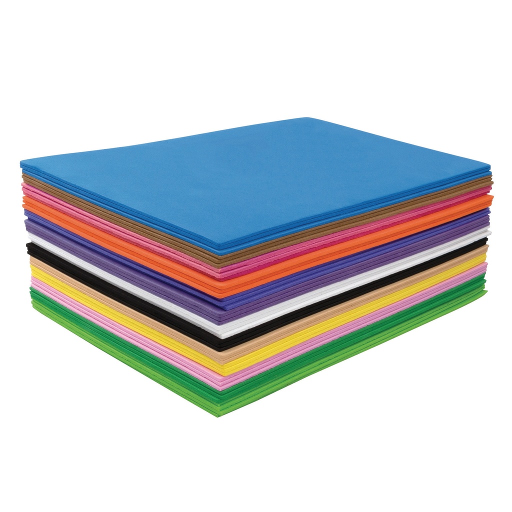 Assorted 5.5" x 8.5" WonderFoam® Sheets 40 Sheets