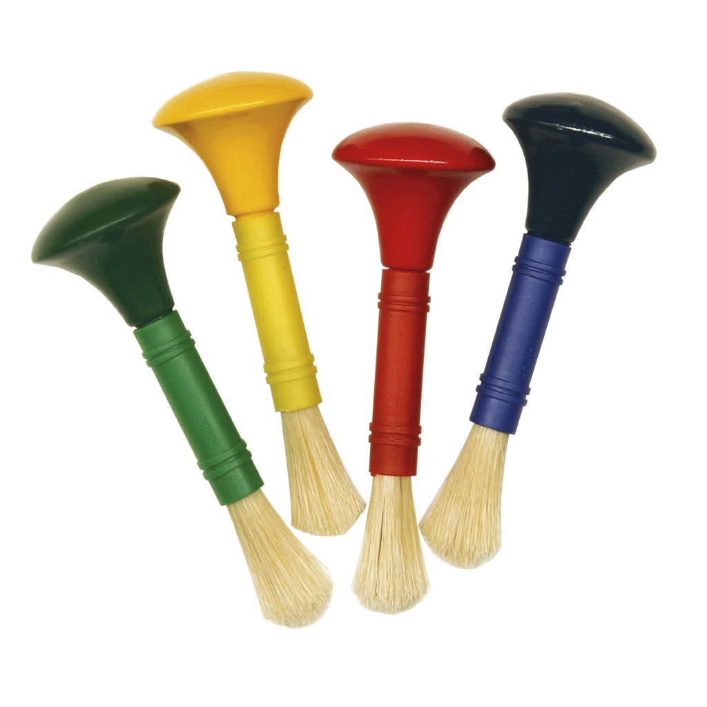 5" Door Knob Handle Beginner Paint Brushes 4 Brushes