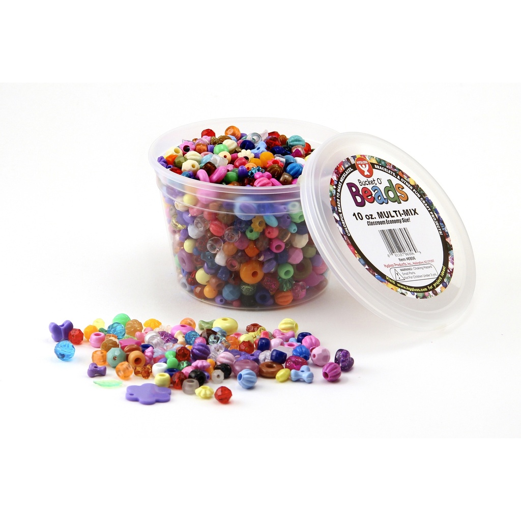 Multi Mix Bucket O' Beads 10 oz. 