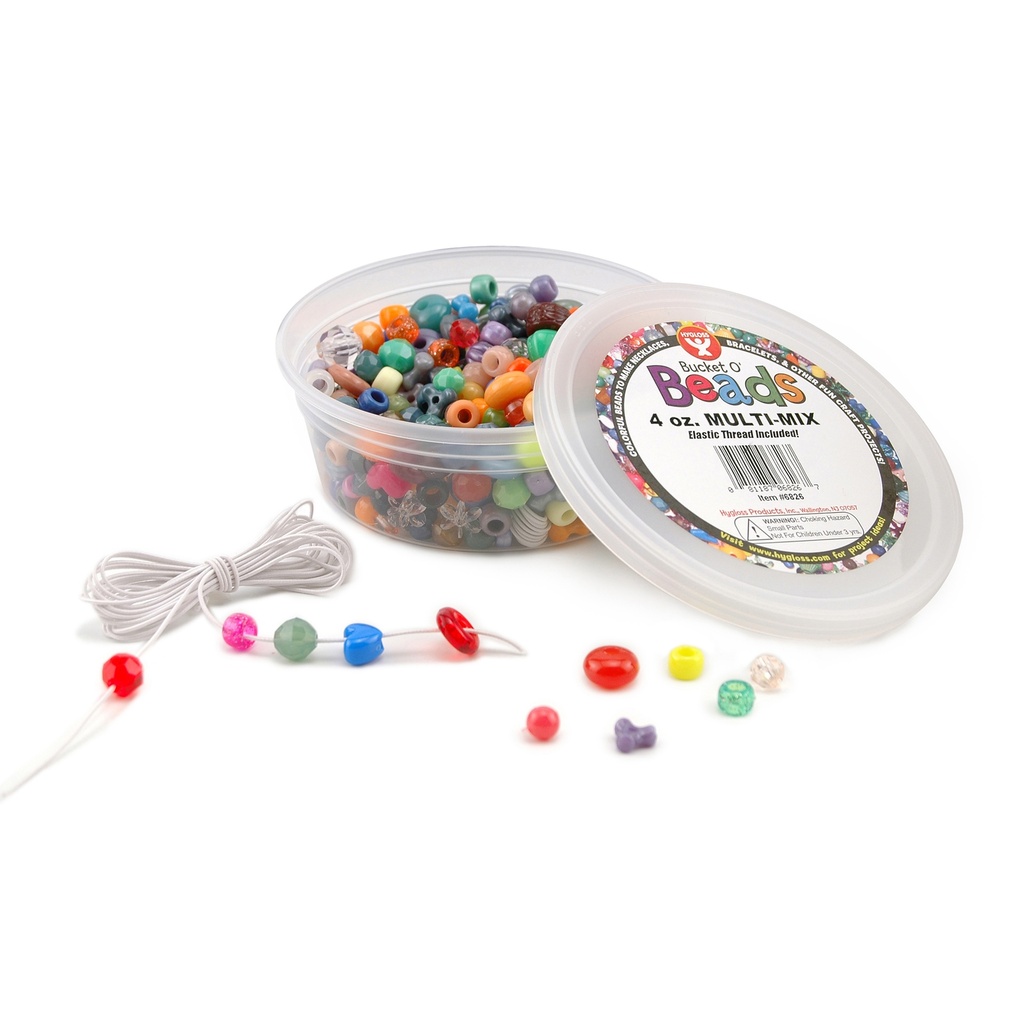 Assorted Multi-Mix Bucket O’ Beads 4 oz