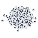 Black and White ABC Beads 300 Count