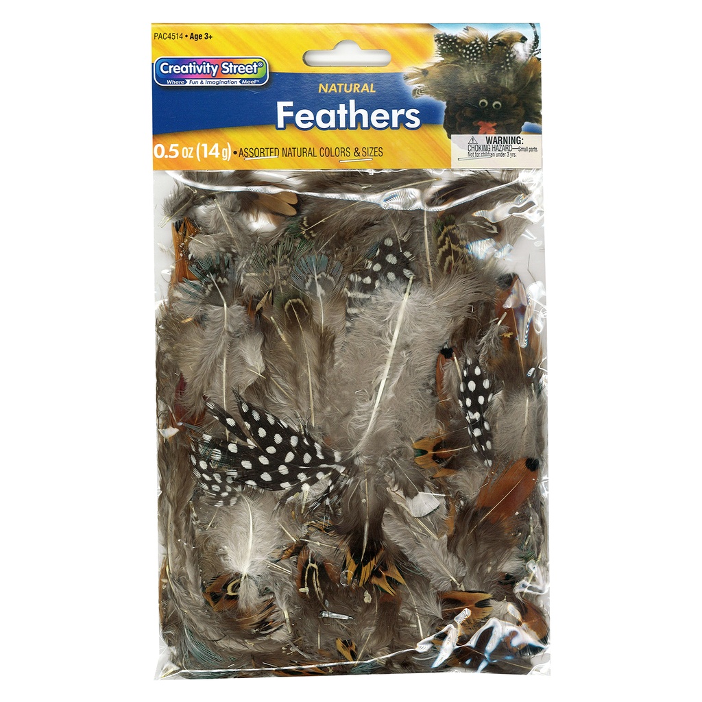 Assorted Natural Feathers 1/2 oz.