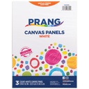 White 9" x 12"Canvas Panels 3 Panels