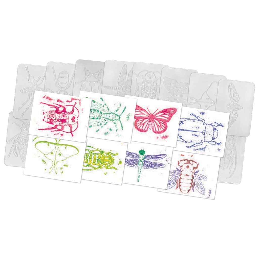 Insects Rubbing Plates Pack of 16