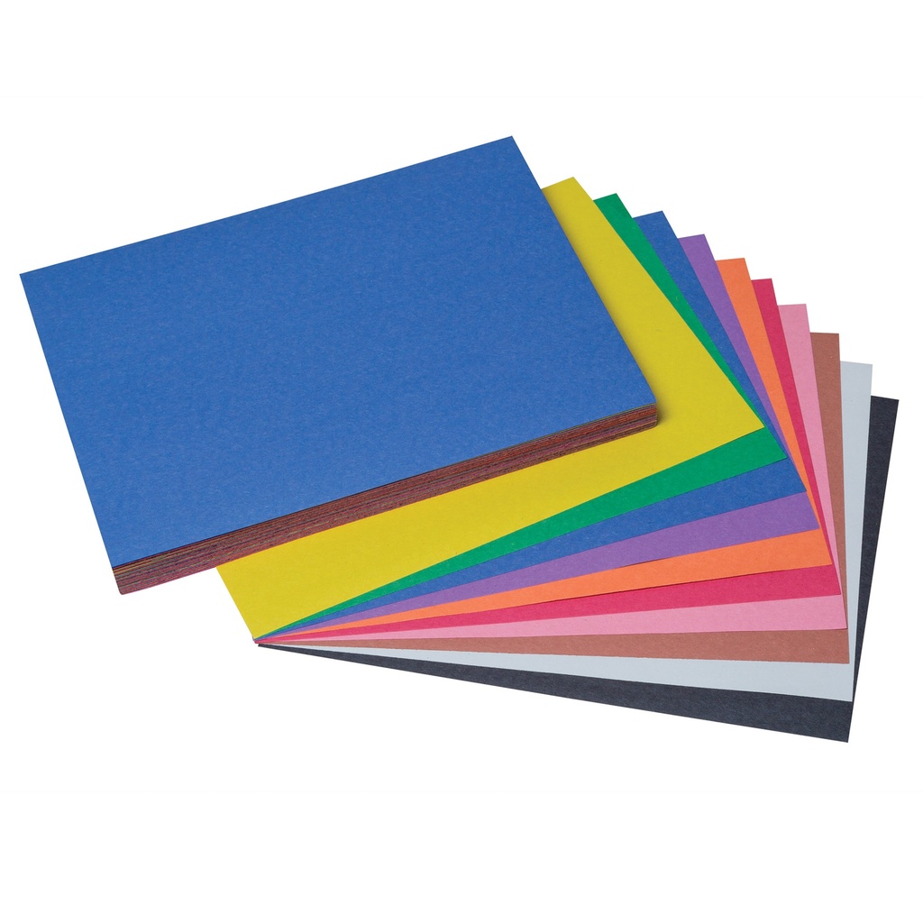 Assorted 9" x 12" Construction Paper 100 Sheets