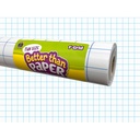 1" Grid 18" x 12' Fun Size Better Than Paper Bulletin Board Roll 