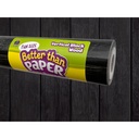 Vertical Black Wood 18" x 12' Fun Size Better Than Paper Bulletin Board Roll 