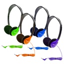 Assorted Personal On-Ear Stereo Headphones Set of 4