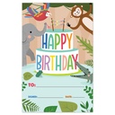 Jungle Friends Happy Birthday Awards Pack of 30