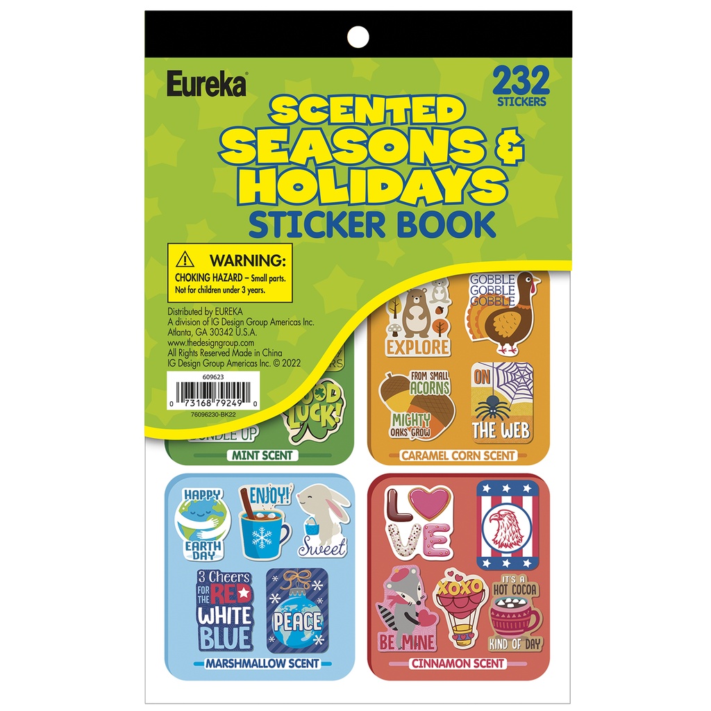 Seasons & Holidays Scented Stickerbook