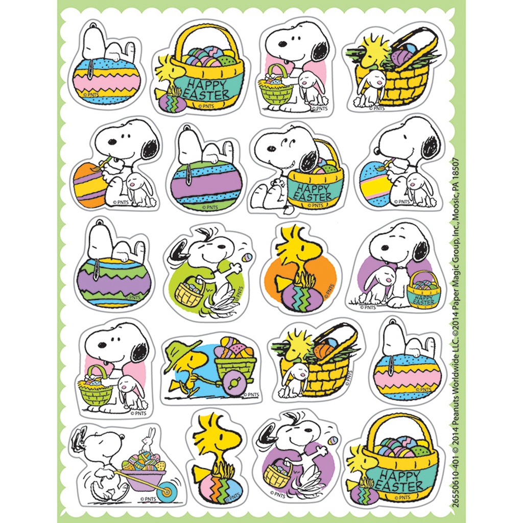 Peanuts® Easter Theme Stickers