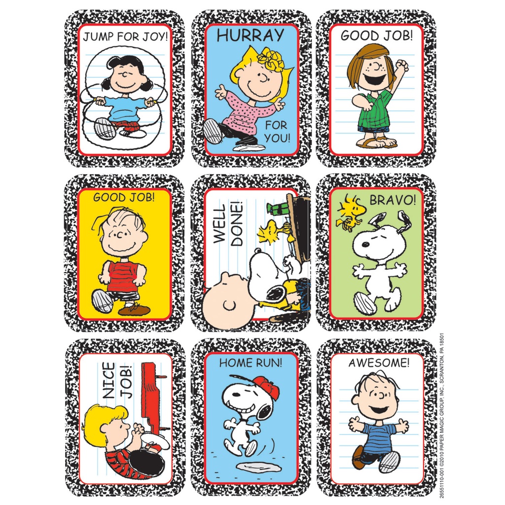 Peanuts® Motivational Sticker