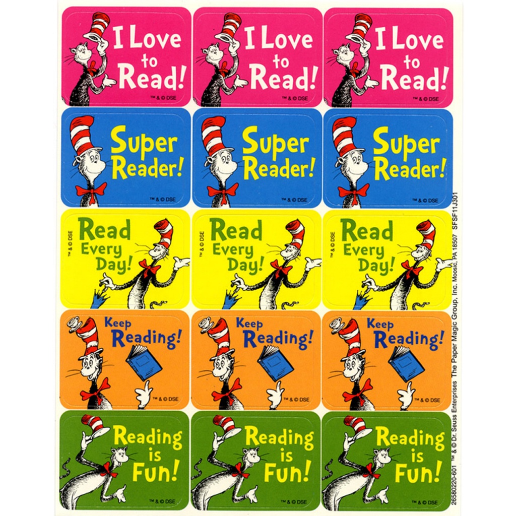 Cat in the Hat™ Reading Success Stickers