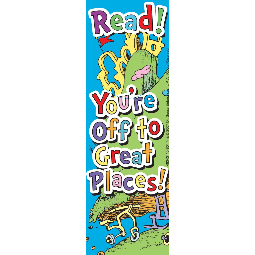 Dr. Seuss™ Oh, The Places... Bookmarks Pack of 36